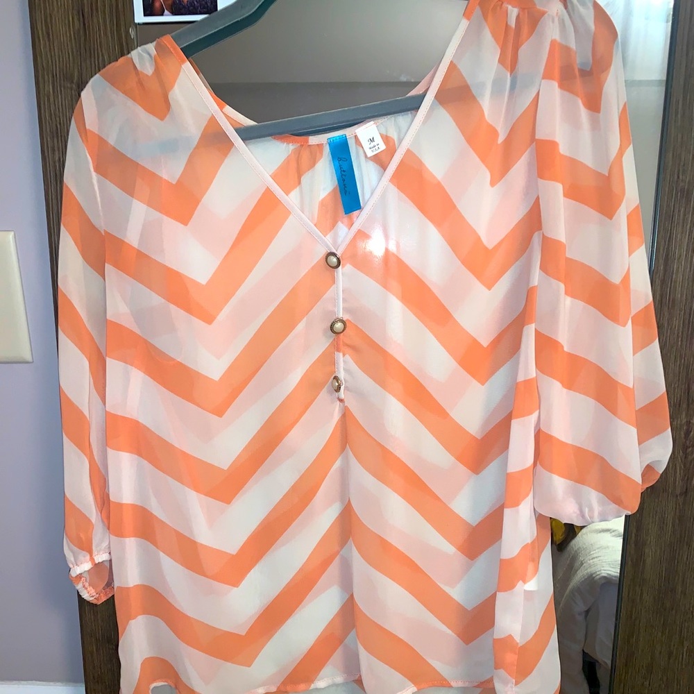 Francesca’s Chevron Blouse